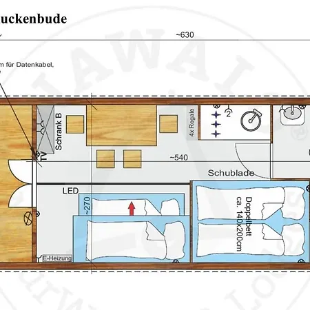 Ferienpark Auf Dem Simpel - Schnuckenbude 3 Hébergement de vacances *